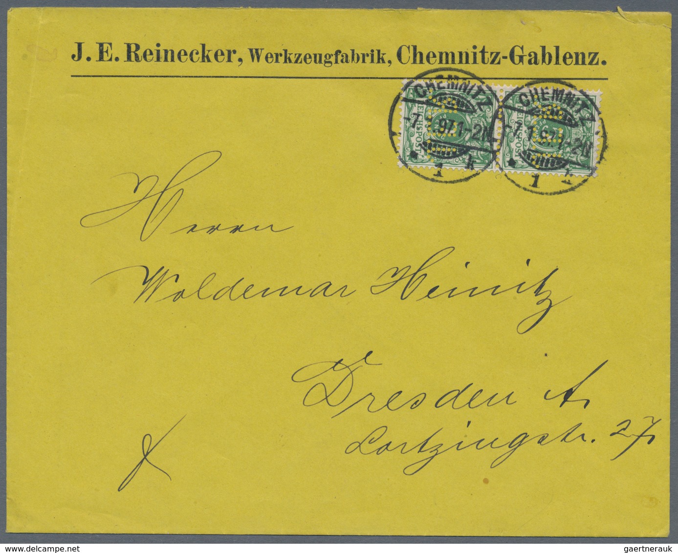 Deutsches Reich: 1872/1920, vielseitiger Bestand von ca. 330 Briefen und Karten, dabei einige nette