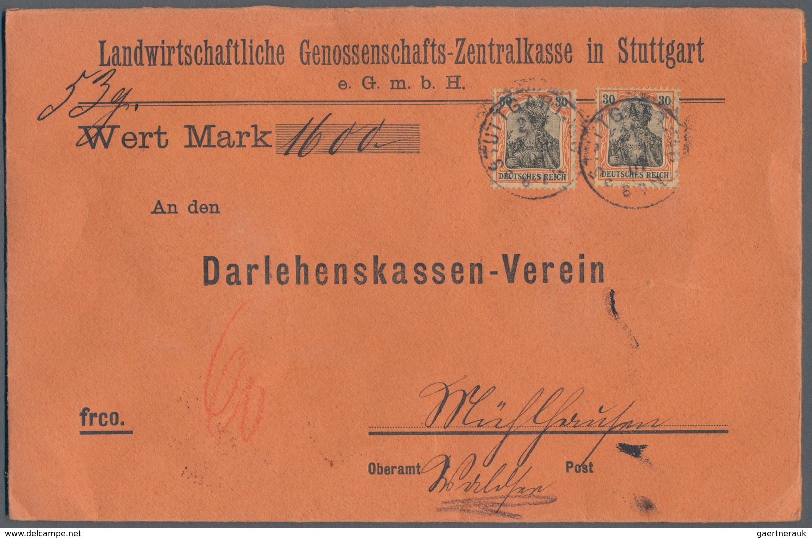 Deutsches Reich: 1872/1920, vielseitiger Bestand von ca. 330 Briefen und Karten, dabei einige nette