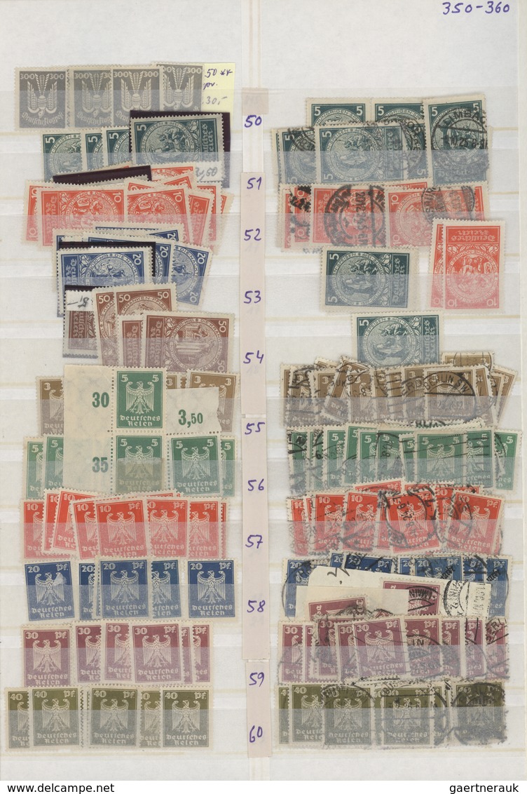 Deutsches Reich: 1872/1945, Reichhaltiger Und Oftmals Dicht Bis überbordend Gesteckter Lagerposten I - Collections