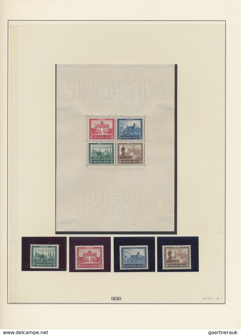 Deutsches Reich: 1872/1945, Ungebrauchte/postfrische Sammlung Von Brustschilde Bis III.Reich In Zwei - Sammlungen