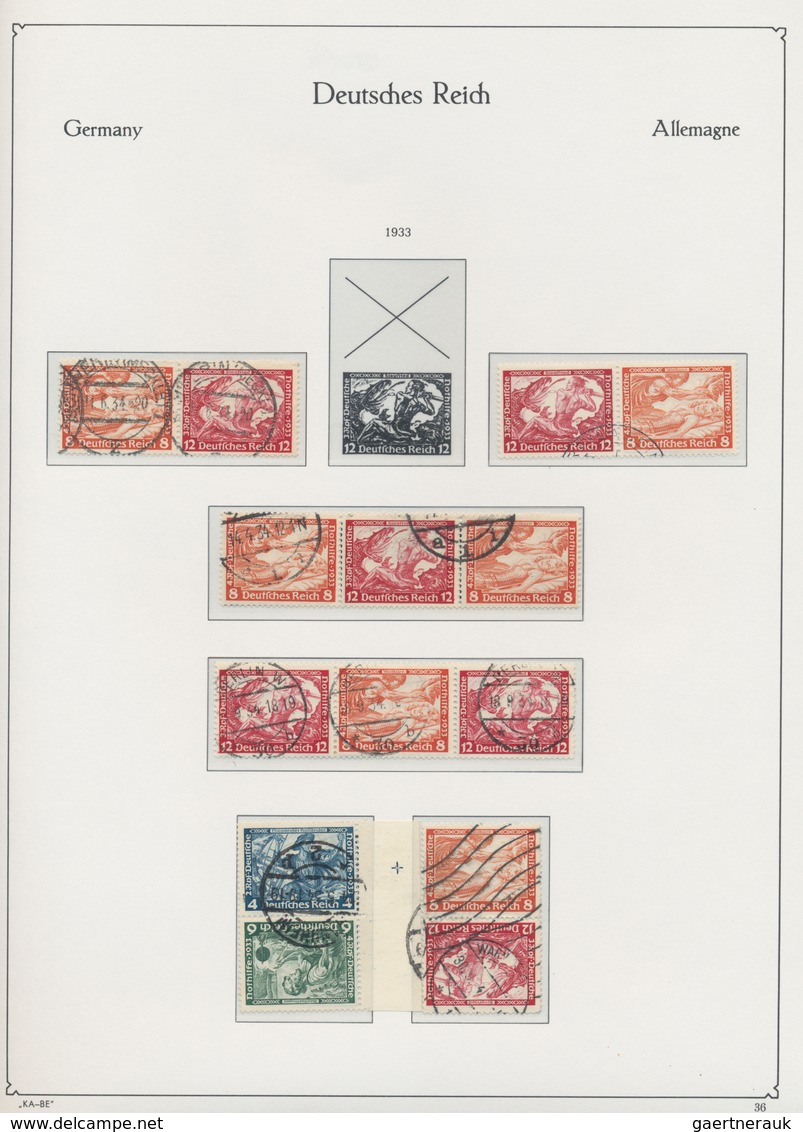 Deutsches Reich: 1872-1944, Gestempelte Sammlung In Drei Bänden, Dabei Guter Teil Germania (dreimal - Collections