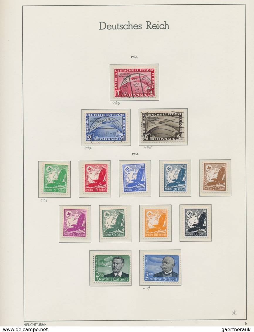 Deutsches Reich: 1872-1944, hochkarätige, gemischt angelegte Sammlung, zum Teil doppelt geführt mit