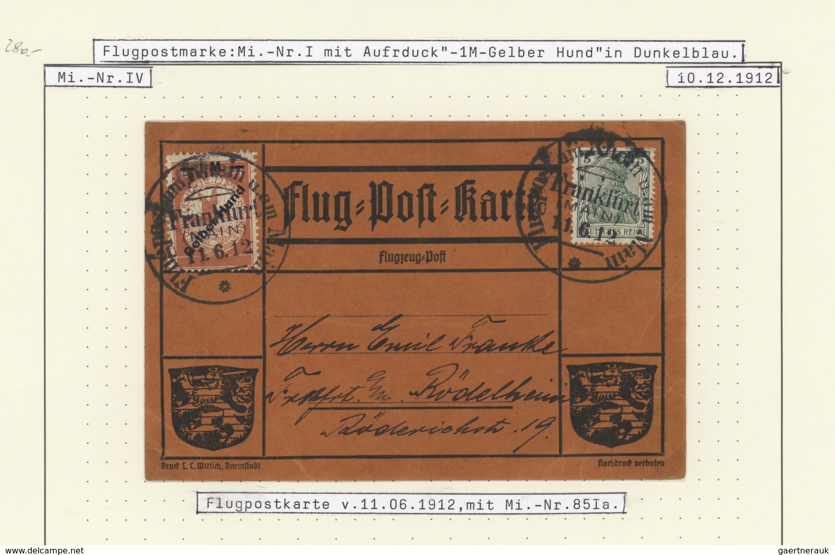 Deutsches Reich: 1878/1922, Umfassende Und Vielseitige Sammlung Von Ca. 290 Briefen Und Karten, Saub - Collections