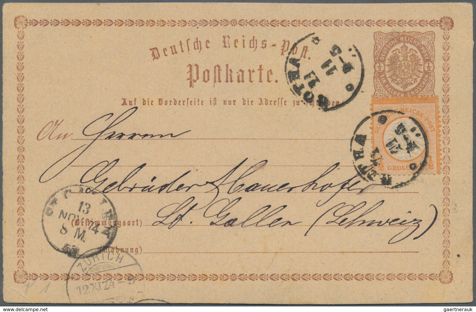 Deutsches Reich - Brustschild: ab ca. 1872, herrlicher Posten von rund 180 Belegen mit imposanten Fr