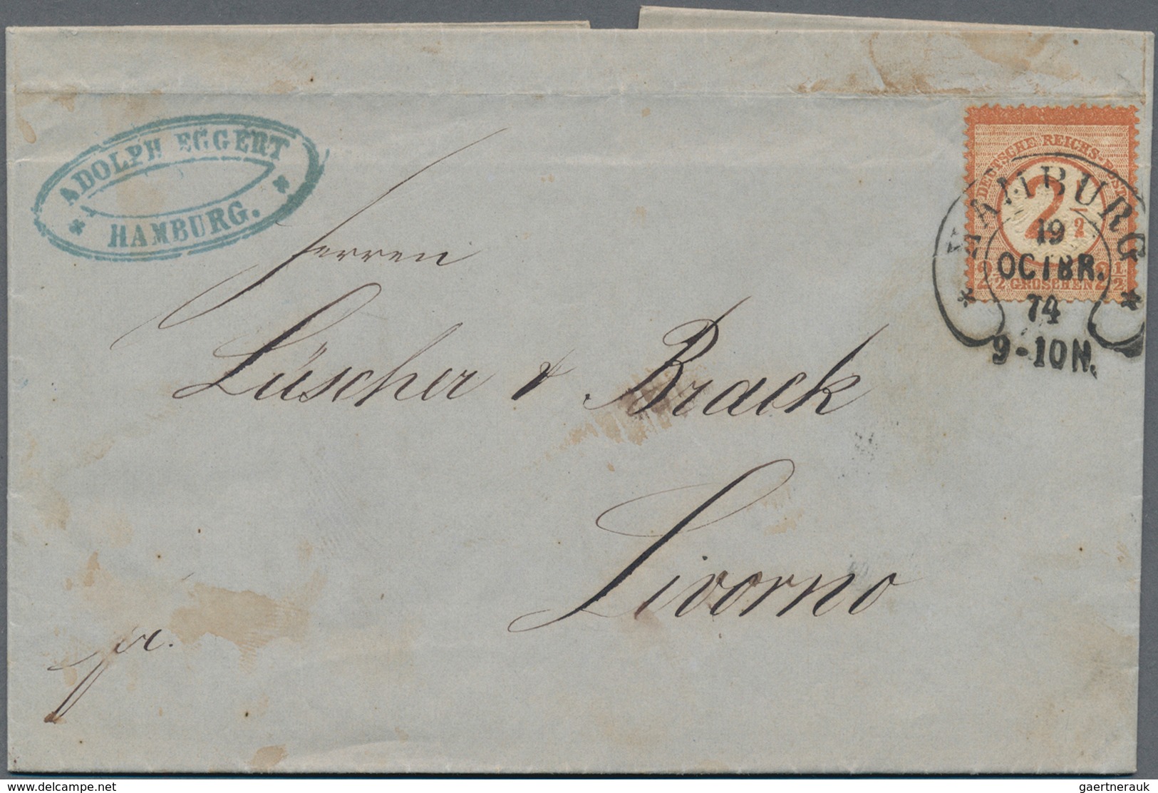 Deutsches Reich - Brustschild: ab ca. 1872, herrlicher Posten von rund 180 Belegen mit imposanten Fr