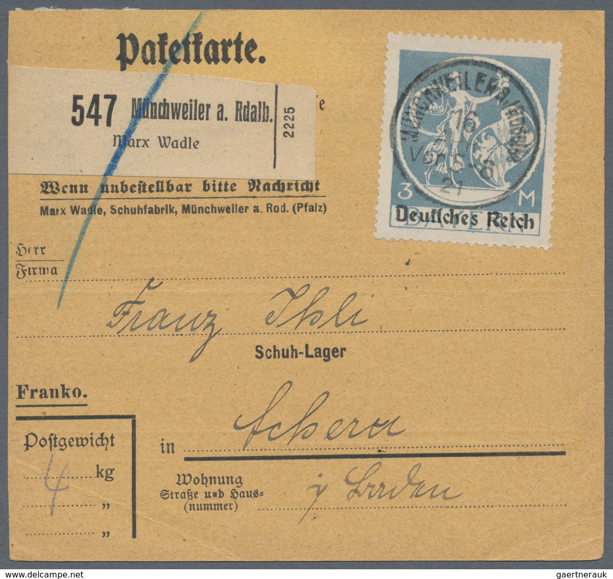 Deutsches Reich - Inflation: 1919/1923, vielseitiger Bestand von ca. 780 Briefen und Karten in guter