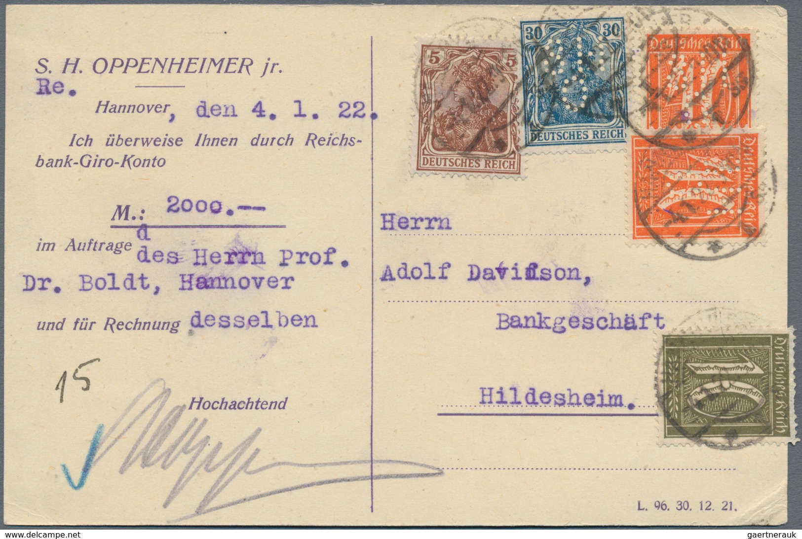 Deutsches Reich - Inflation: 1919-1923, Ca. 200 Briefe Und Karten, Dabei Bessere Frankaturen, Einsch - Collezioni