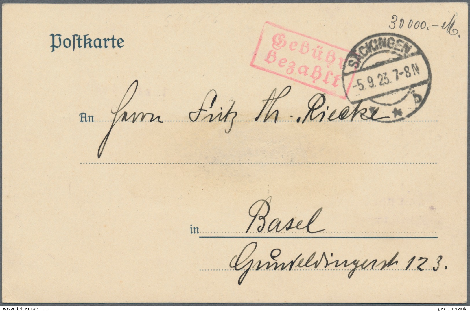 Deutsches Reich - Weimar: 1921/1930, Kleiner Sammlungsbestand Von 11 Belegen Weimarer Republik Im Gr - Sammlungen