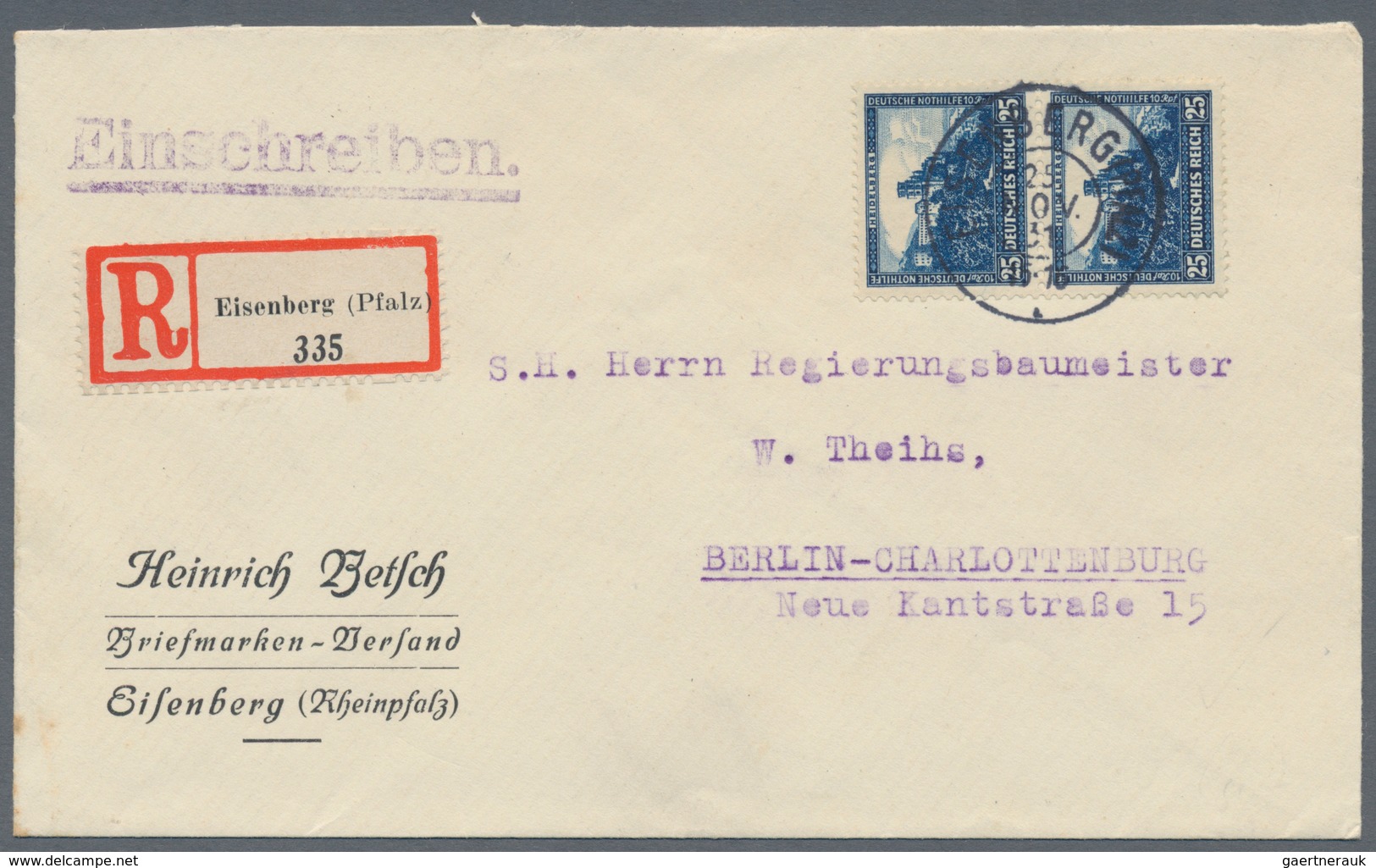 Deutsches Reich - Weimar: 1923/1933, Vielseitige Partie Von Ca. 350 Briefen Und Karten, Dabei Nette - Sammlungen