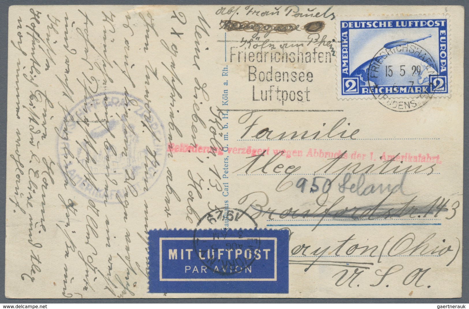 Deutsches Reich - Weimar: 1923/1933, vielseitige Partie von ca. 350 Briefen und Karten, dabei nette