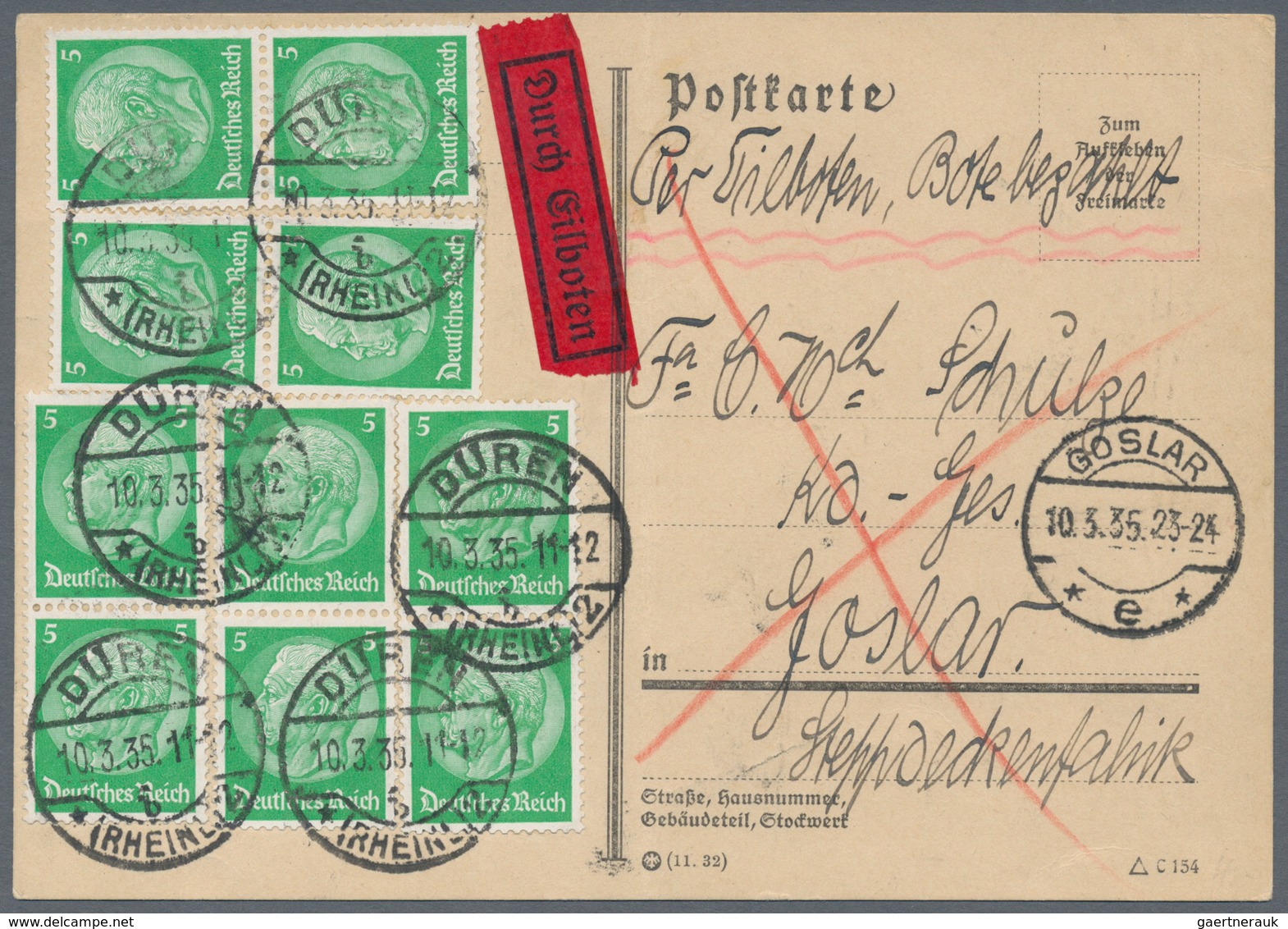 Deutsches Reich - Weimar: 1923/1933, vielseitige Partie von ca. 350 Briefen und Karten, dabei nette