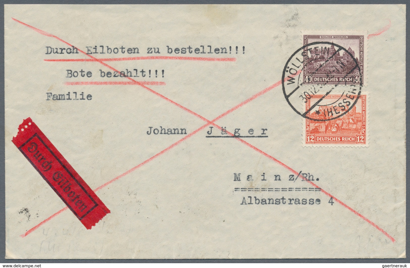 Deutsches Reich - Weimar: 1923/1933, vielseitige Partie von ca. 350 Briefen und Karten, dabei nette