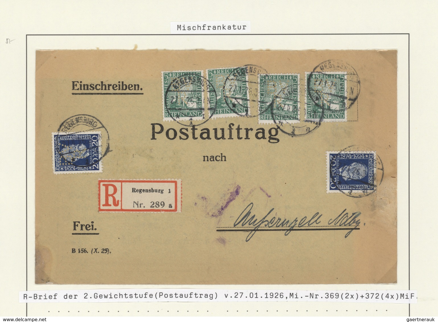 Deutsches Reich - Weimar: 1924/1932, Sammlung Von Ca. 100 Briefen Und Karten, Dabei Verwendungsforme - Sammlungen