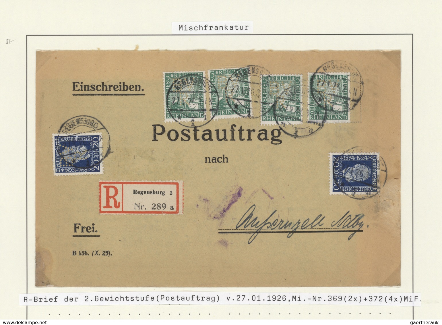 Deutsches Reich - Weimar: 1924/1932, Sammlung Von Ca. 100 Briefen Und Karten, Dabei Verwendungsforme - Collections