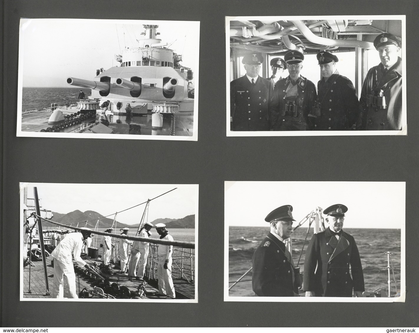 Deutsches Reich - 3. Reich: This Is An Original Embossed Panzerschiff Deutschland Photo Album, 15x11 - Autres & Non Classés