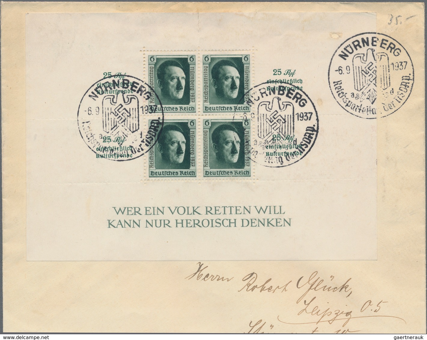 Deutsches Reich - 3. Reich: 1933-1945, ca. 350 Briefe, Karten, Paketkarten, Ganzsachen und Postkarte