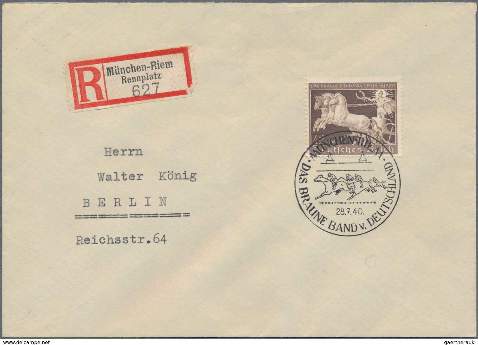 Deutsches Reich - 3. Reich: 1934/1944, Vielseitiger Posten Von Ca. 280 Belegen, Dabei Foto- Und Prop - Other & Unclassified