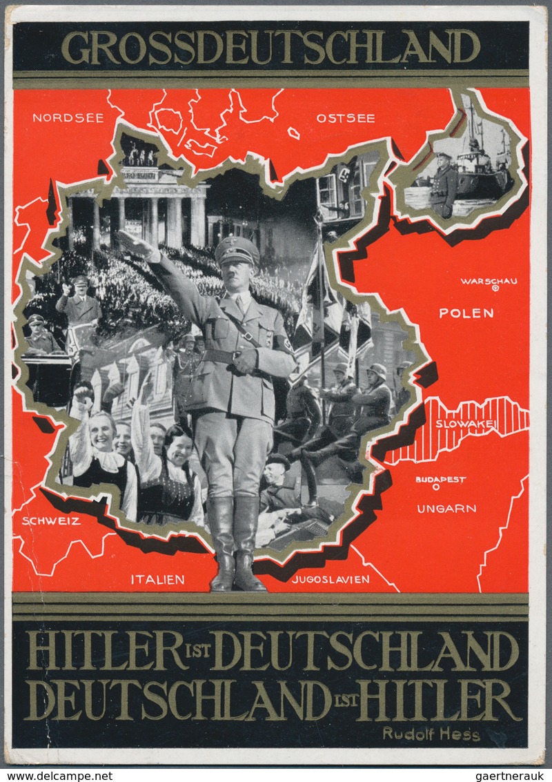Deutsches Reich - 3. Reich: 1936/1939, Partie Von 37 Belegen, Meist Foto-, Bild- Und Propagandakarte - Other & Unclassified