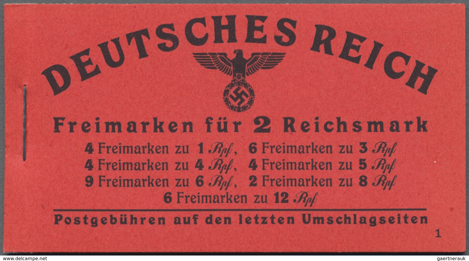 Deutsches Reich - Markenheftchen: 1919/1941, saubere Sammlung von 21 postfrischen Markenheftchen mit