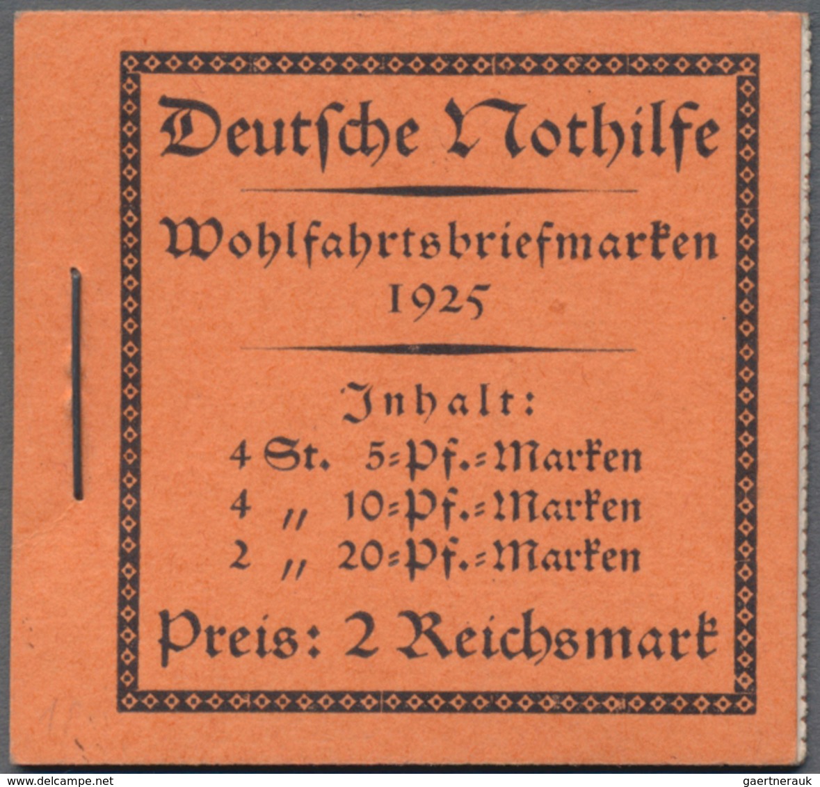 Deutsches Reich - Markenheftchen: 1919/1941, saubere Sammlung von 21 postfrischen Markenheftchen mit