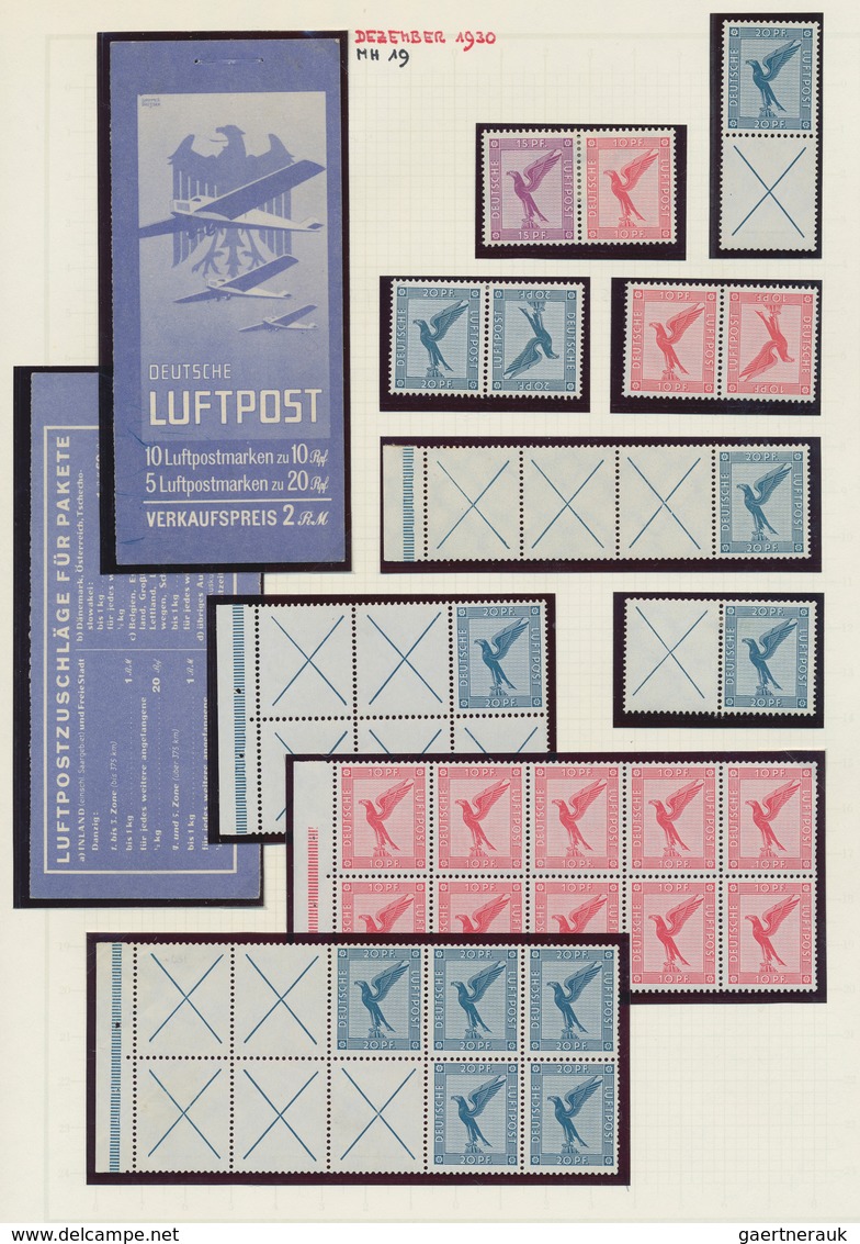 Deutsches Reich - Zusammendrucke: 1910/1941, umfassende, meist postfrische/ungebrauchte Sammlung der