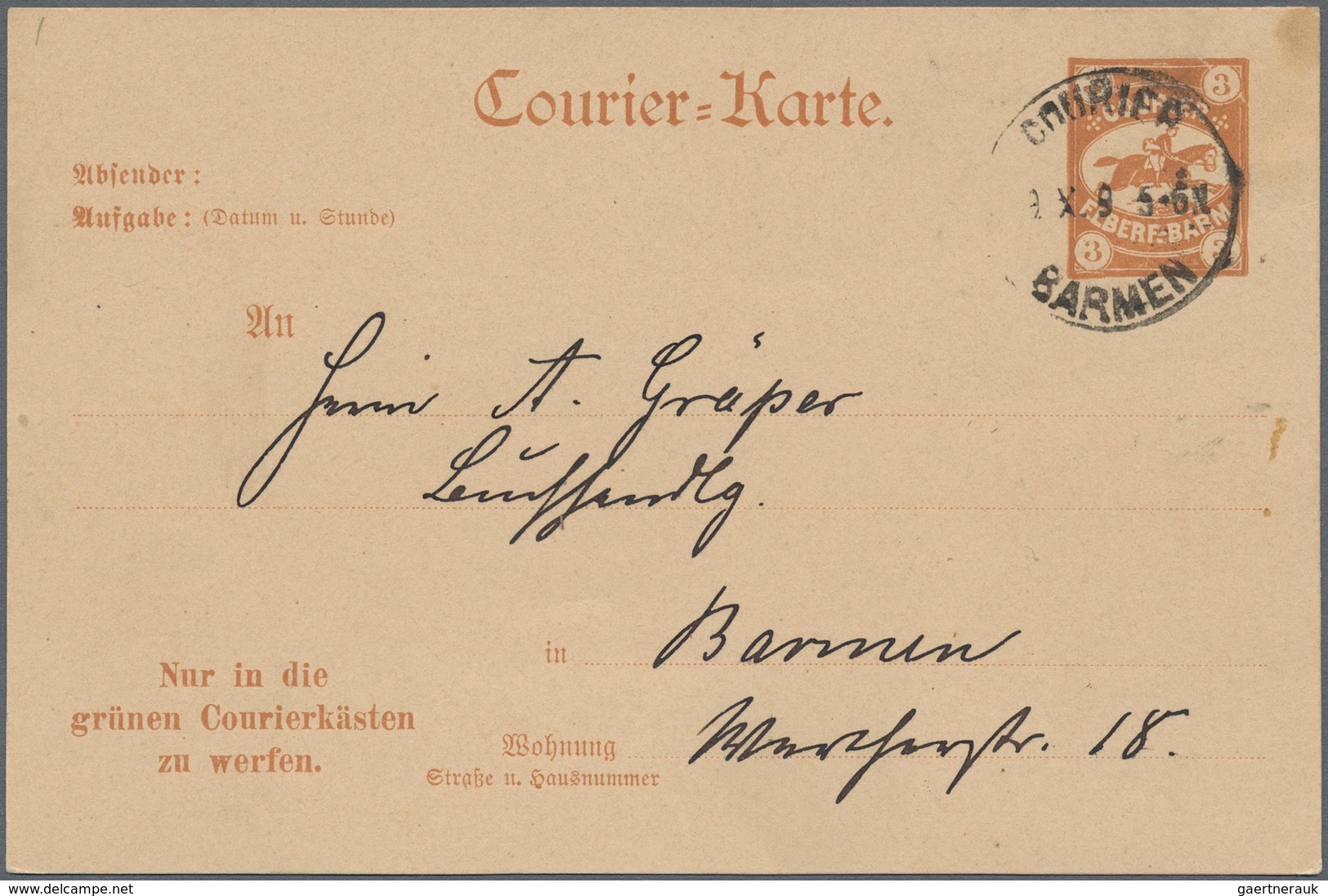 Deutsches Reich - Privatpost (Stadtpost): 1880/1900 (ca.), Umfassende Sammlung Von Ca. 760 (meist Un - Postes Privées & Locales
