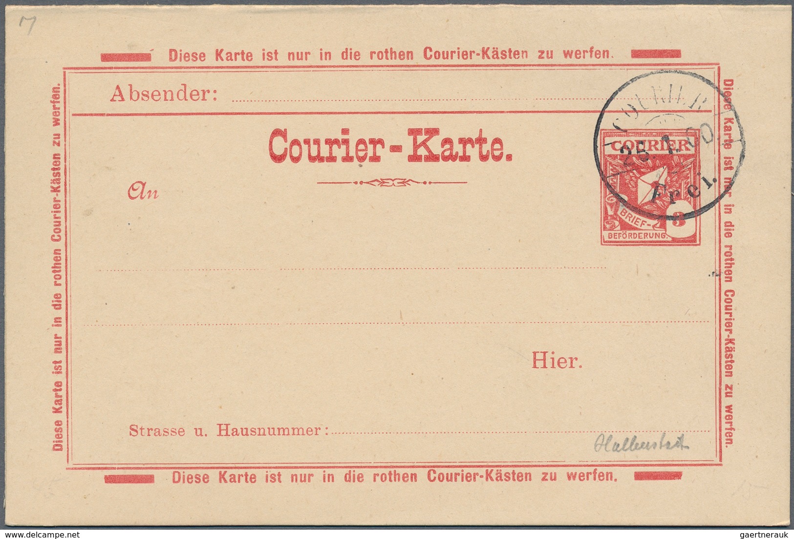 Deutsches Reich - Privatpost (Stadtpost): 1880/1900 (ca.), umfassende Sammlung von ca. 760 (meist un