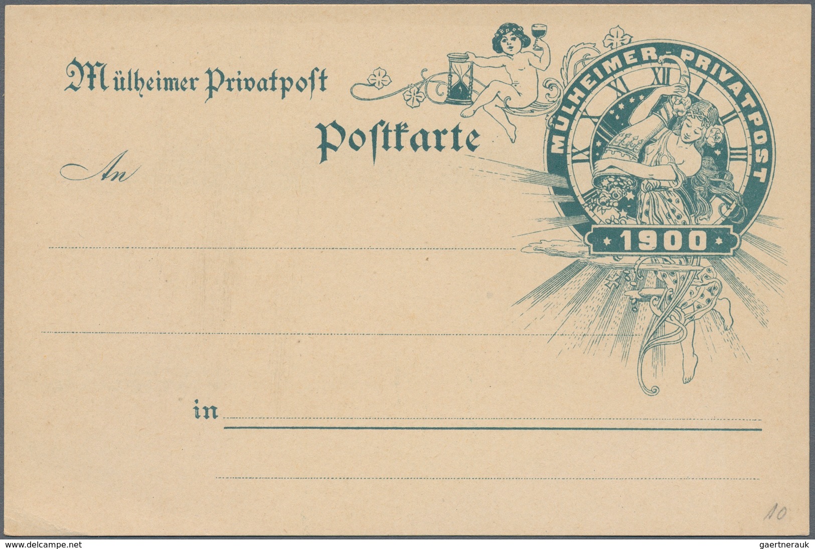 Deutsches Reich - Privatpost (Stadtpost): 1880/1900 (ca.), umfassende Sammlung von ca. 760 (meist un