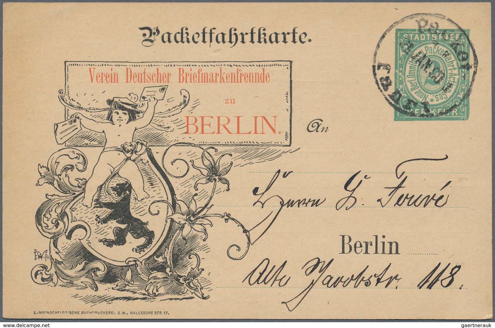 Deutsches Reich - Privatpost (Stadtpost): 1880/1900 (ca.), umfassende Sammlung von ca. 760 (meist un