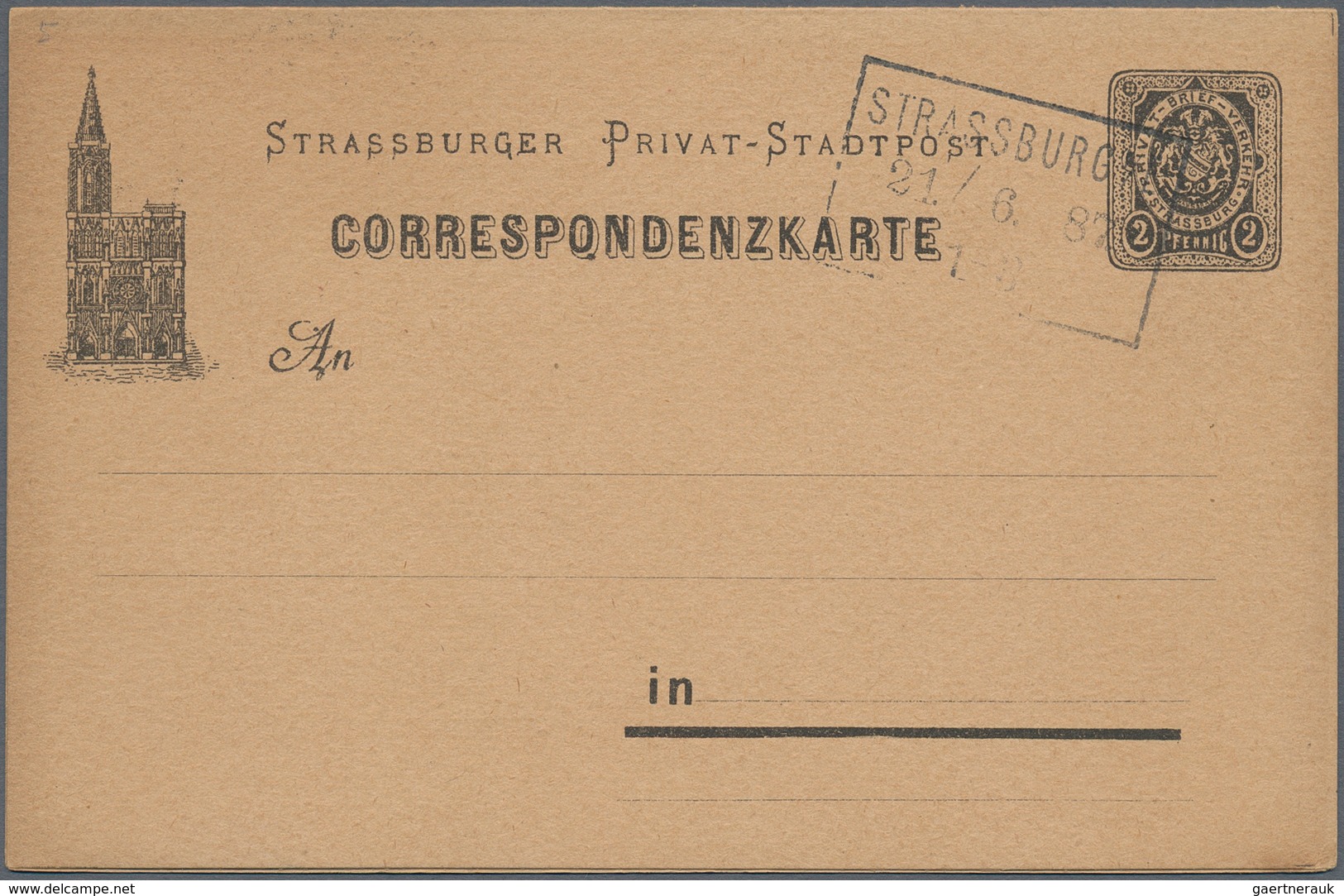 Deutsches Reich - Privatpost (Stadtpost): 1880/1900 (ca.), umfassende Sammlung von ca. 760 (meist un