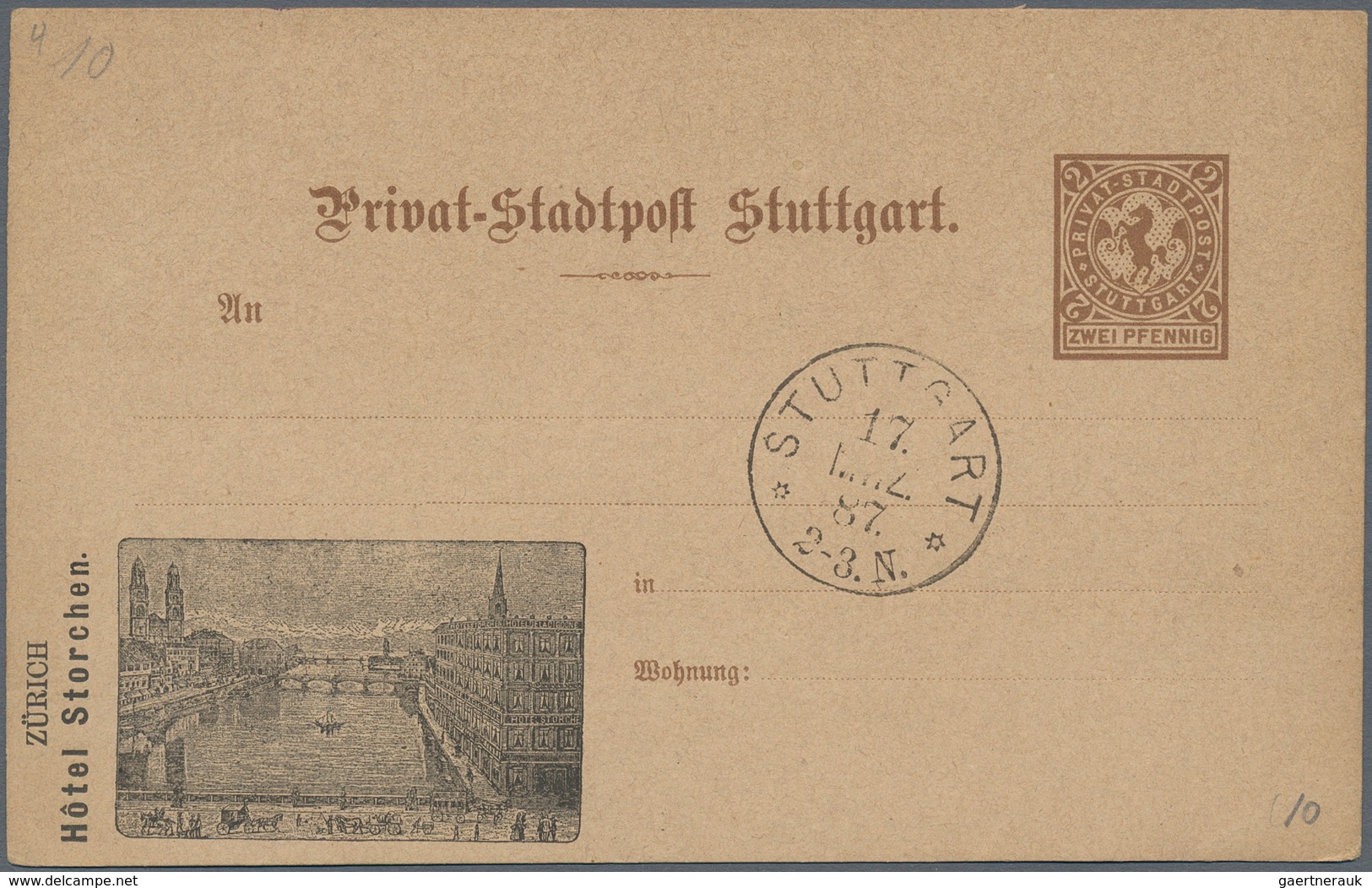 Deutsches Reich - Privatpost (Stadtpost): 1880/1900 (ca.), umfassende Sammlung von ca. 760 (meist un