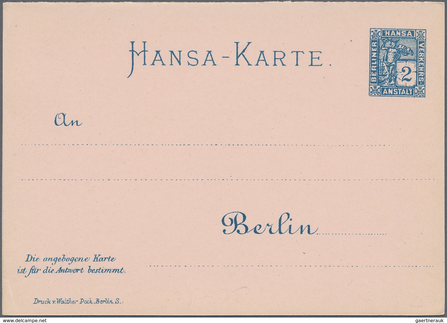 Deutsches Reich - Privatpost (Stadtpost): 1890er, vielseitige Partie von über 300 meist ungebrauchte