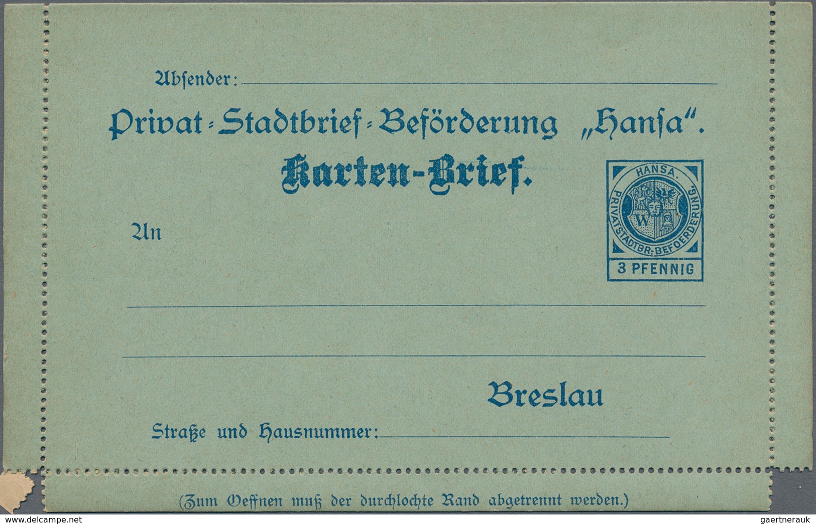 Deutsches Reich - Privatpost (Stadtpost): ALTENBURG - WIESBADEN: Sammlung Von über 130 Ganzsachen (K - Privatpost