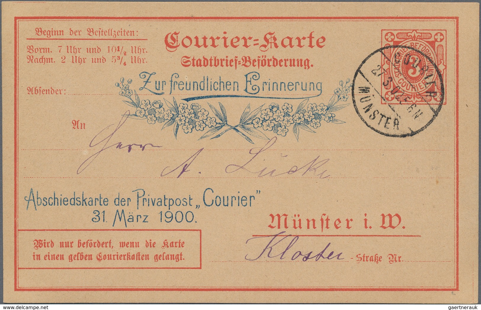 Deutsches Reich - Privatpost (Stadtpost): AUGSBURG Bis ZITTAU, Umfangreiche Sammlung Privatpost-Absc - Private & Local Mails