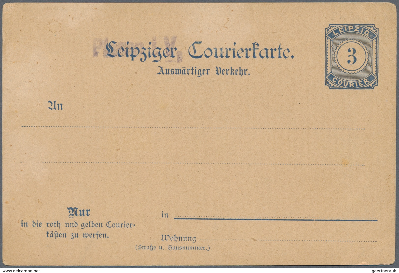 Deutsches Reich - Privatpost (Stadtpost): LEIPZIG: Courier, Umfangreiche Sammlung Von Marken, Briefe - Correos Privados & Locales