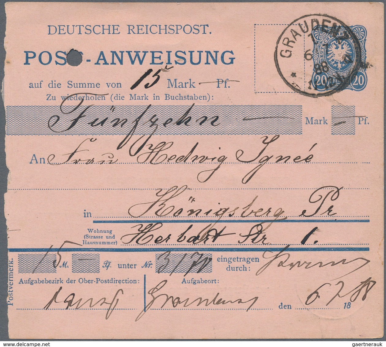 Deutsches Reich - Ganzsachen: 1872/1920, Vielseitige Partie Von Ca. 520 Bedarfsgebrauchten Ganzsache - Autres & Non Classés