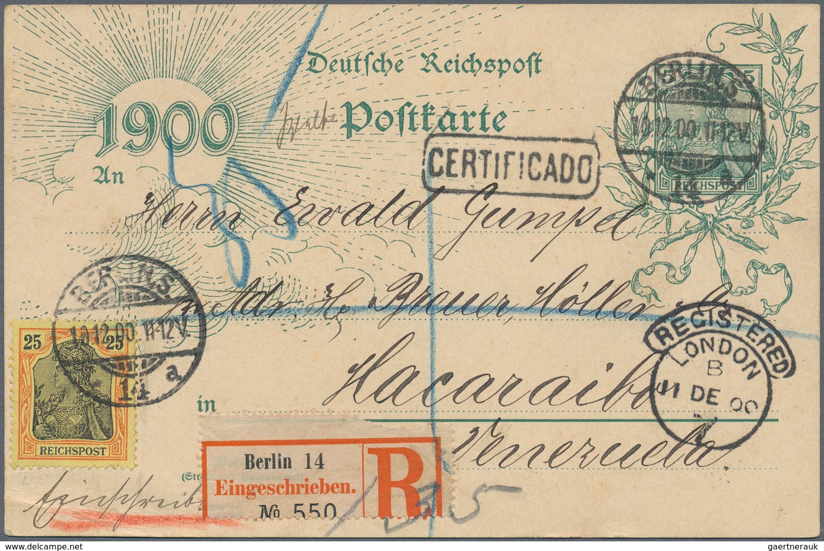 Deutsches Reich - Ganzsachen: 1872/1920, Vielseitige Partie Von Ca. 520 Bedarfsgebrauchten Ganzsache - Autres & Non Classés