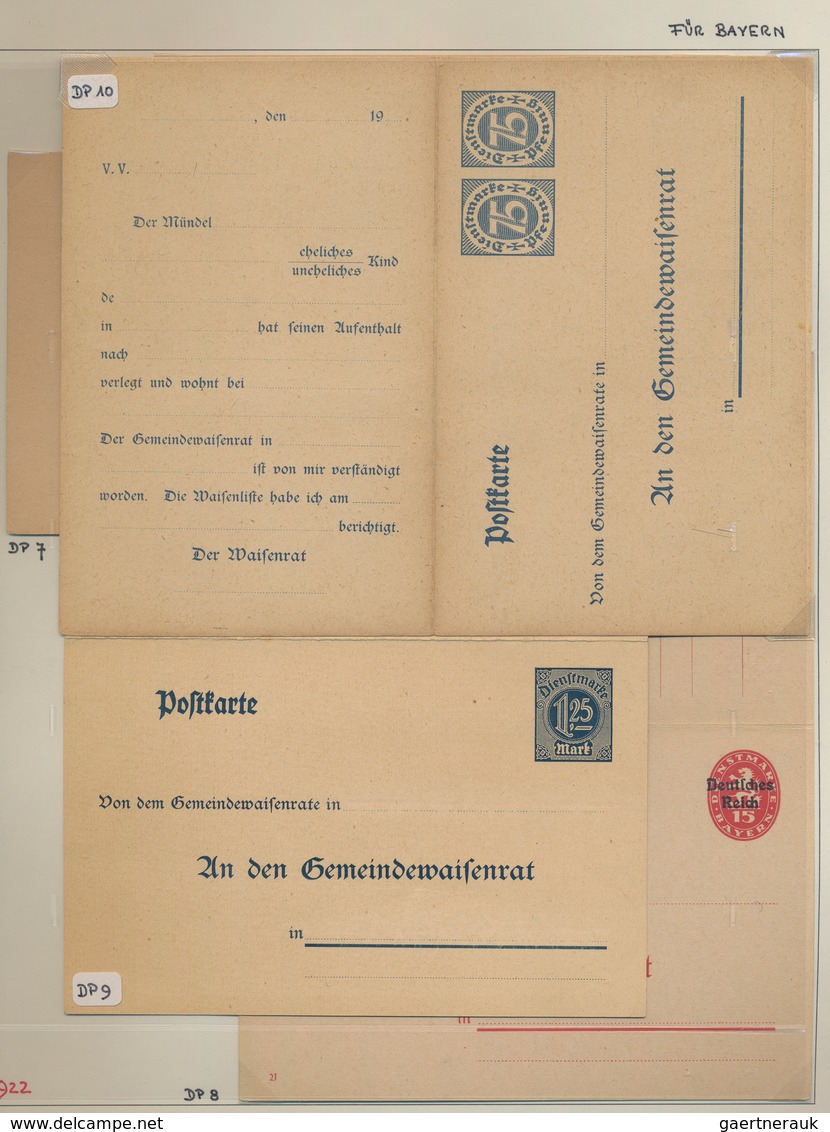 Deutsches Reich - Ganzsachen: 1872/1944, Umfassende Sammlung Von Ca. 750 Gebrauchten Und Ungebraucht - Sonstige & Ohne Zuordnung