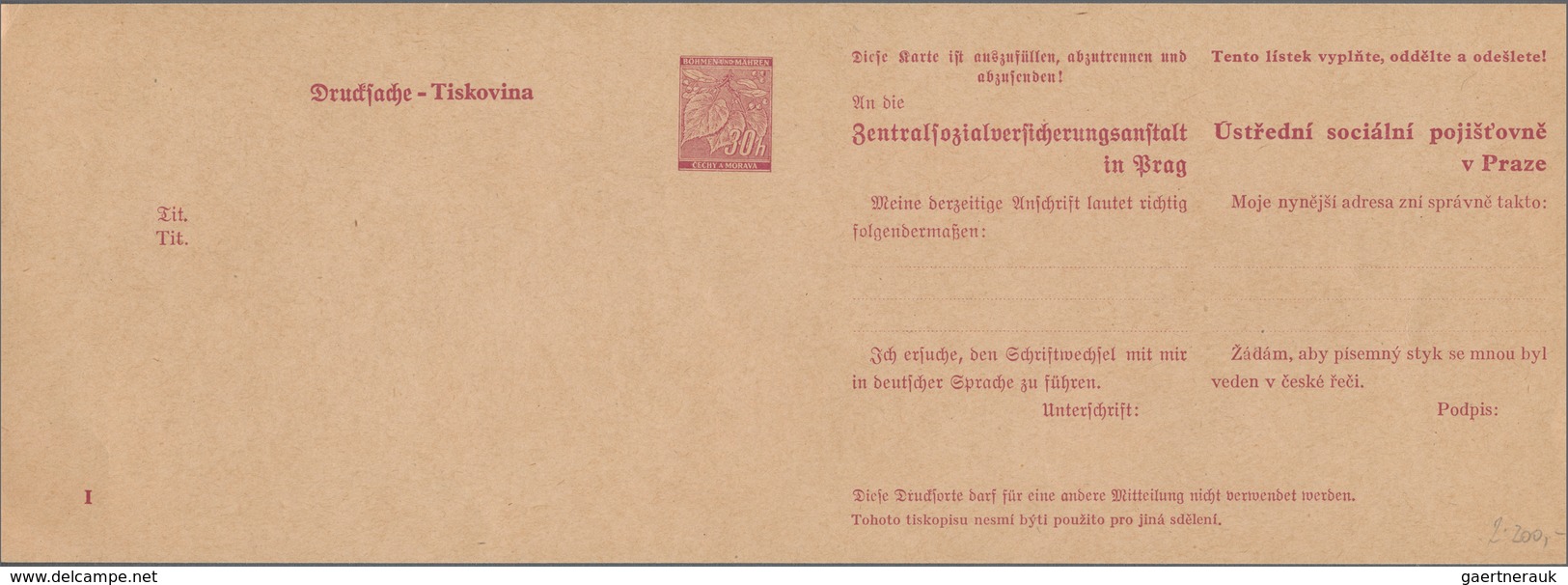 Deutsches Reich - Ganzsachen: 1872-1945, Umfangreiche Sammlung Mit Vielen Tausend Gebrauchten Und Un - Autres & Non Classés