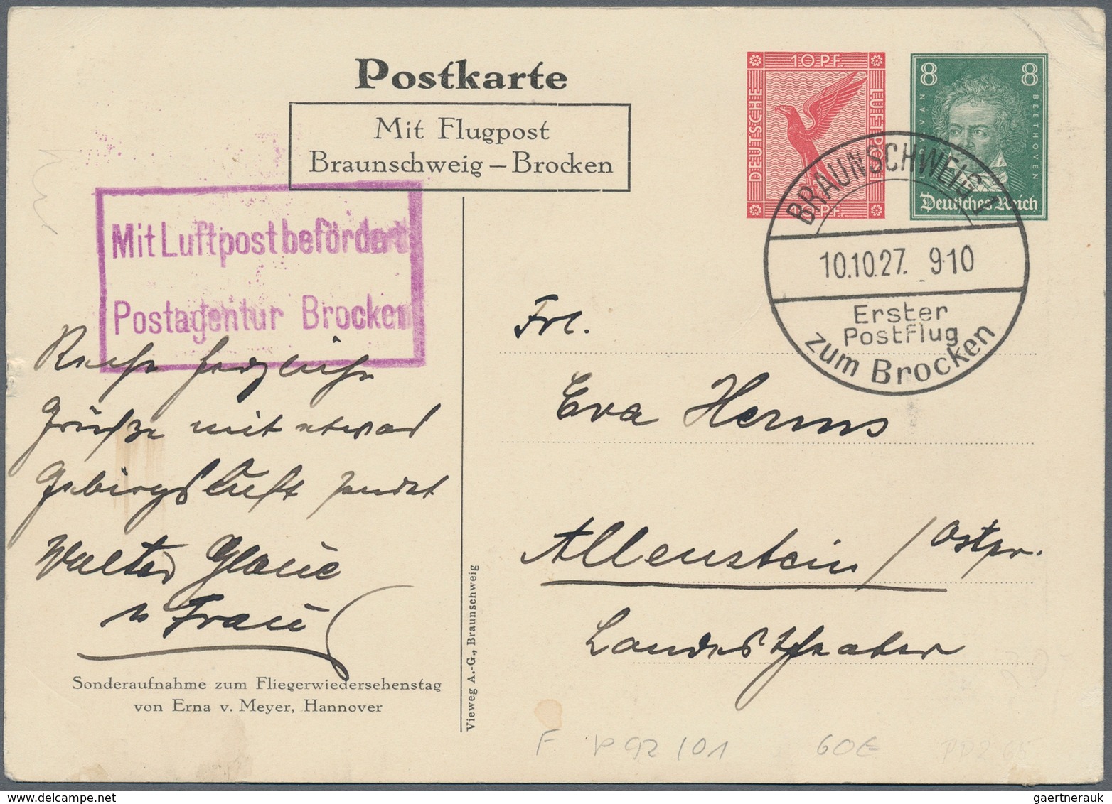 Deutsches Reich - Ganzsachen: 1874-1944, spannender Bestand mit über 1.000 Ganzsachenkarten und Umsc