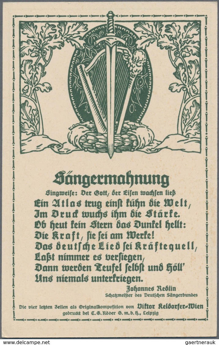 Deutsches Reich - Ganzsachen: 1875-1940, vielseitige Partie mit geschätzt 1.000 Karten, dabei auch R