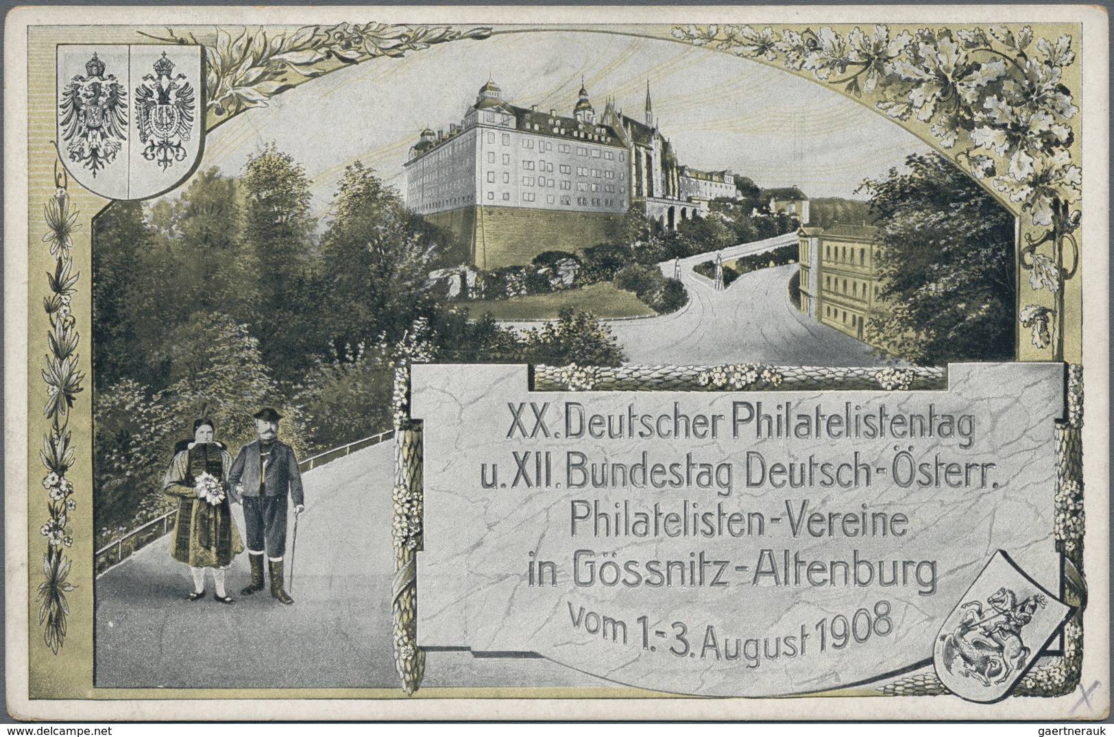 Deutsches Reich - Ganzsachen: 1900/1922 (ca.), Saubere Sammlung Von 40 Germania-Privatganzsachen Geb - Other & Unclassified