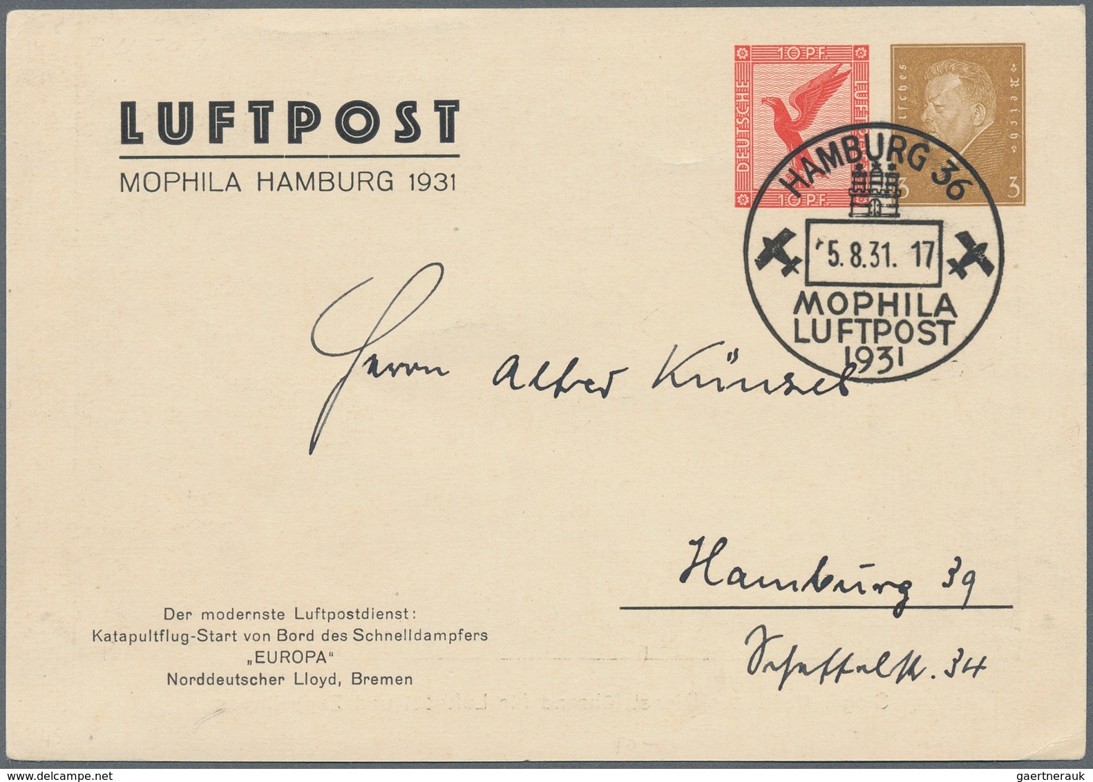Deutsches Reich - Privatganzsachen: 1931-1941, Partie Mit 10 Ganzsachenkarten Zu Ausstellungen, Zepp - Altri & Non Classificati