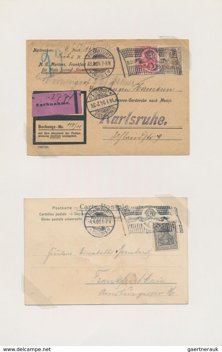 Deutsches Reich - Stempel: 1906/1941, Maschinenstempel Und Freimarkenstempler, Sammlung Von Ca. 60 K - Maschinenstempel (EMA)