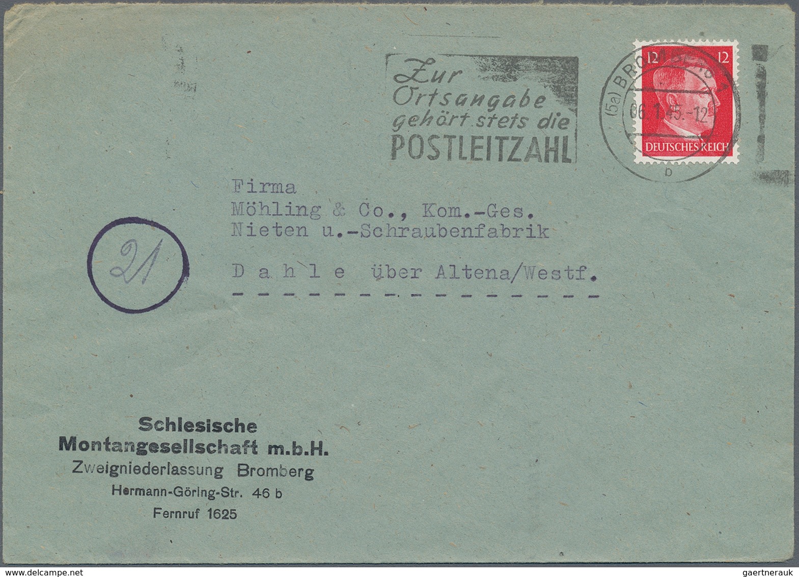 Deutsches Reich - Besonderheiten: 1944/1945, Sammlungsbestand Von Ca. 120 Belegen Aus Dem 2. Weltkri - Autres & Non Classés