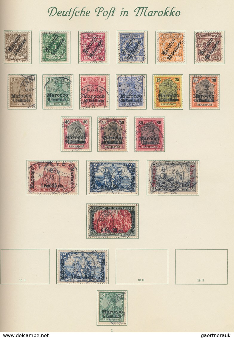 Deutsche Auslandspostämter + Kolonien: 1884/1919, Saubere Gestempelte Qualitäts-Sammlung Von China B - Autres & Non Classés
