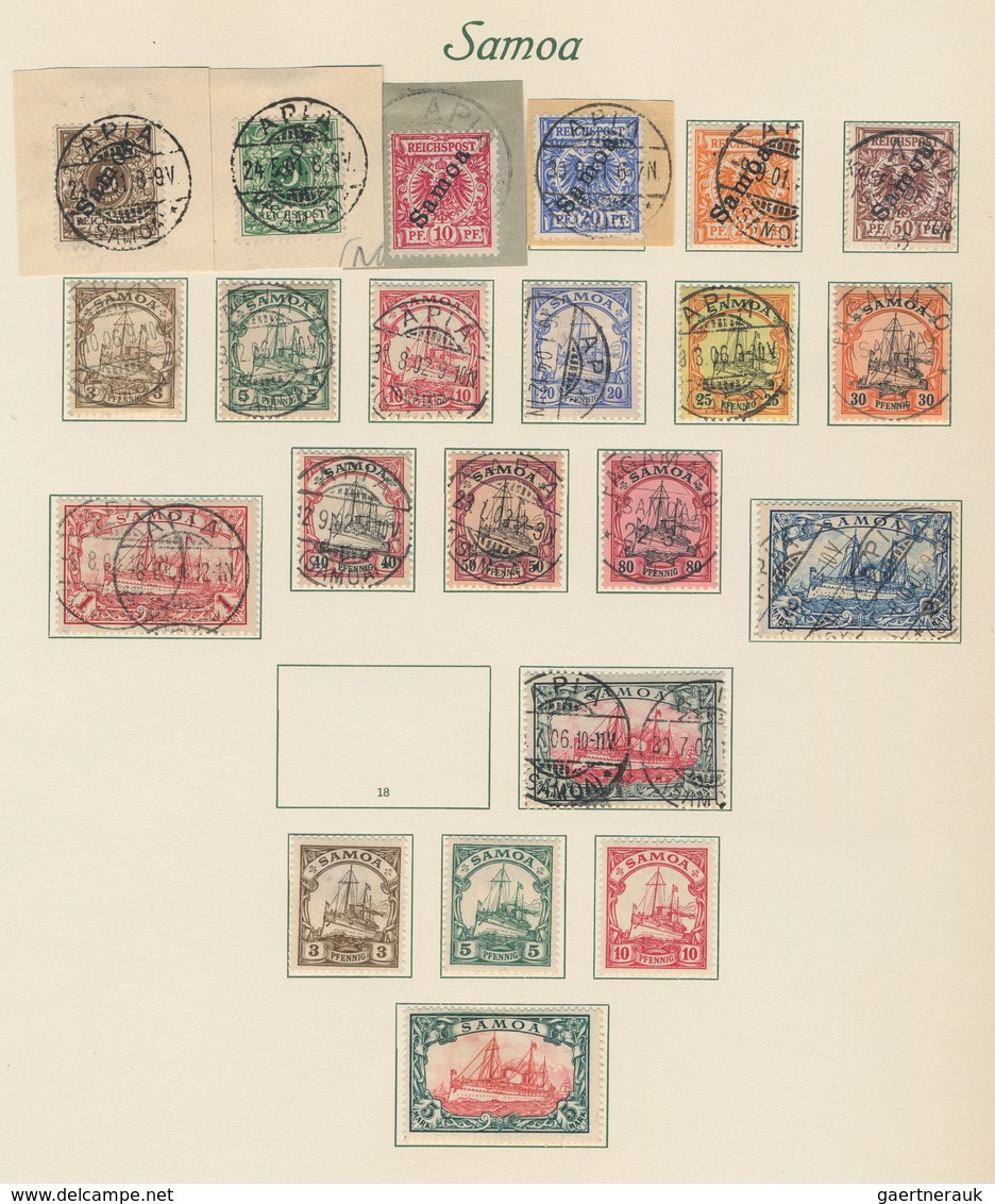 Deutsche Auslandspostämter + Kolonien: 1884/1919, saubere gestempelte Qualitäts-Sammlung von China b