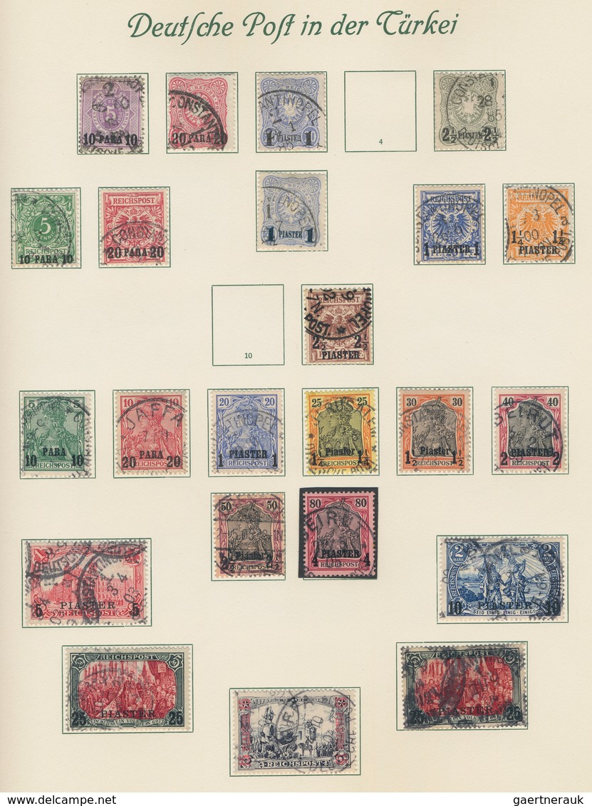 Deutsche Auslandspostämter + Kolonien: 1884/1919, saubere gestempelte Qualitäts-Sammlung von China b