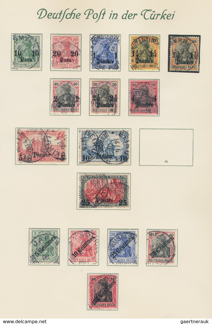 Deutsche Auslandspostämter + Kolonien: 1884/1919, saubere gestempelte Qualitäts-Sammlung von China b