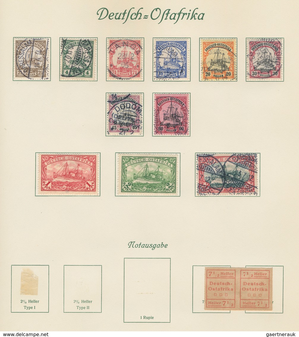 Deutsche Auslandspostämter + Kolonien: 1884/1919, saubere gestempelte Qualitäts-Sammlung von China b